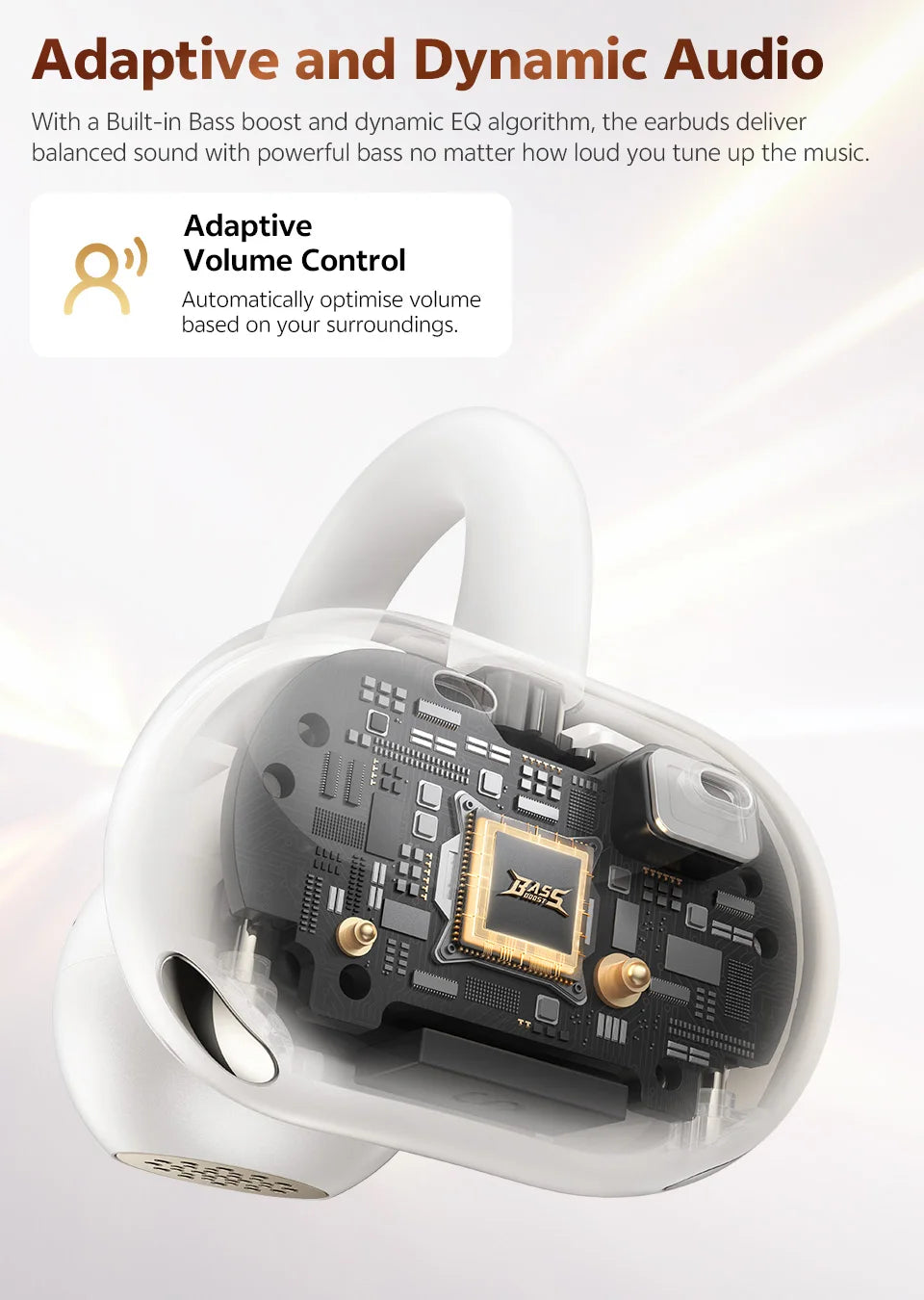 AURION™ Crossky Open-Ear Clip Wireless Earbuds