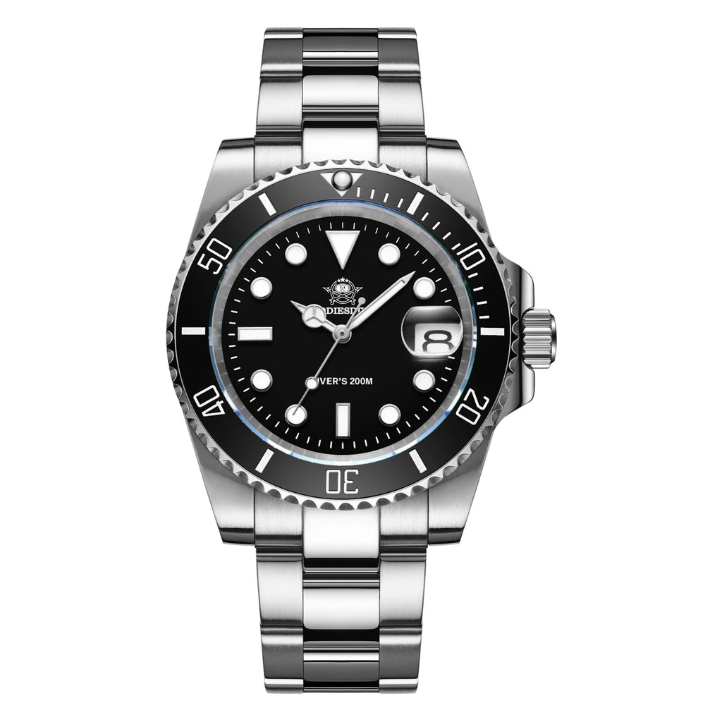 ADDIESDIVE™ Stainless Steel Quartz Business & Outdoor Men’s Watch