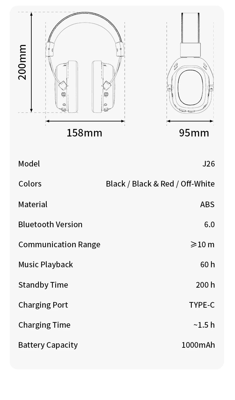 ARTTI Wireless Bluetooth Gaming Headset Over Ear 7.1 Surround Sound Gaming Headphones with Mic Low Latency for PS5 PS4 PC