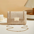 SOLÉVIA™ Handwoven Straw Shoulder Crossbody Bag