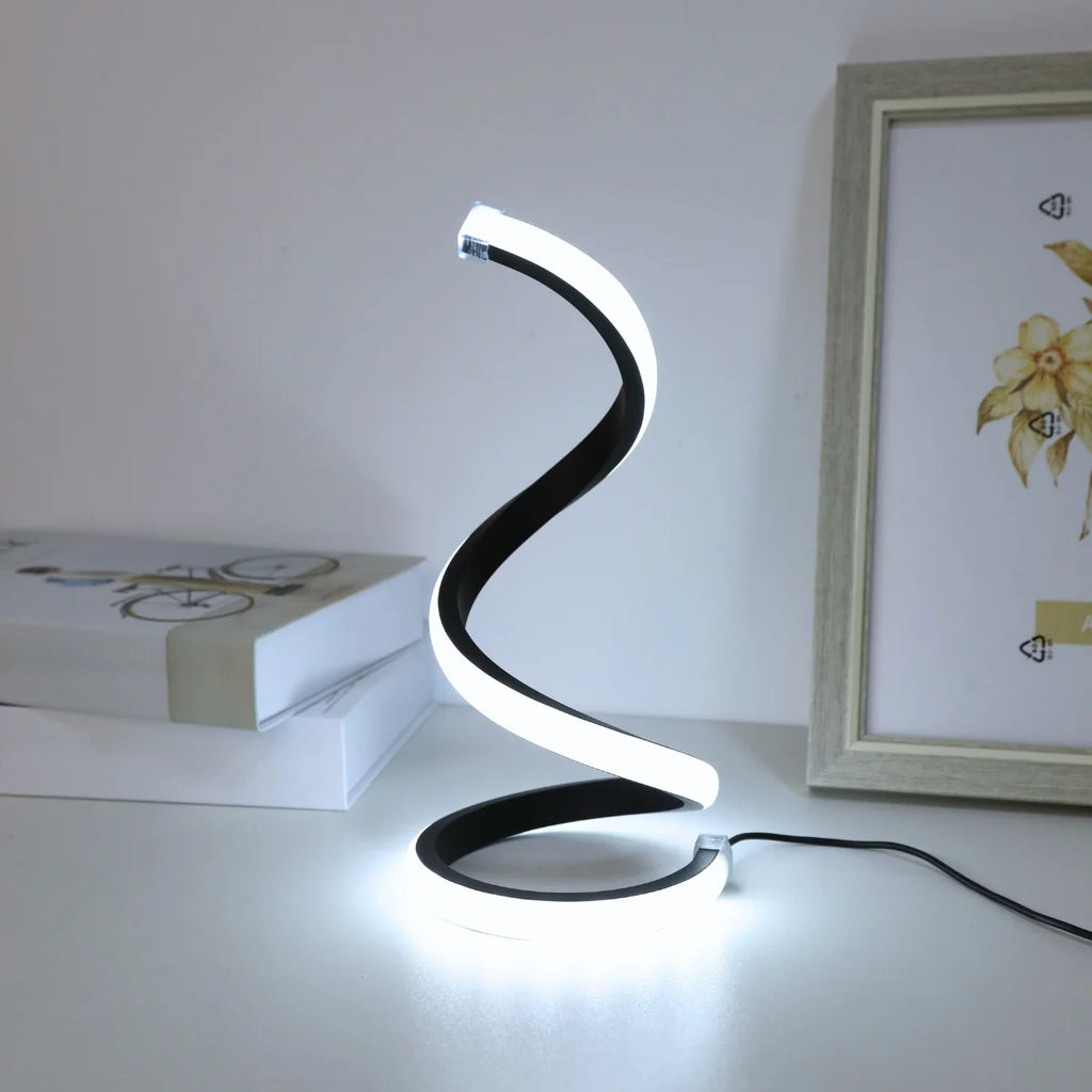 LUMIARC™ Spiral Glow LED Desk Lamp