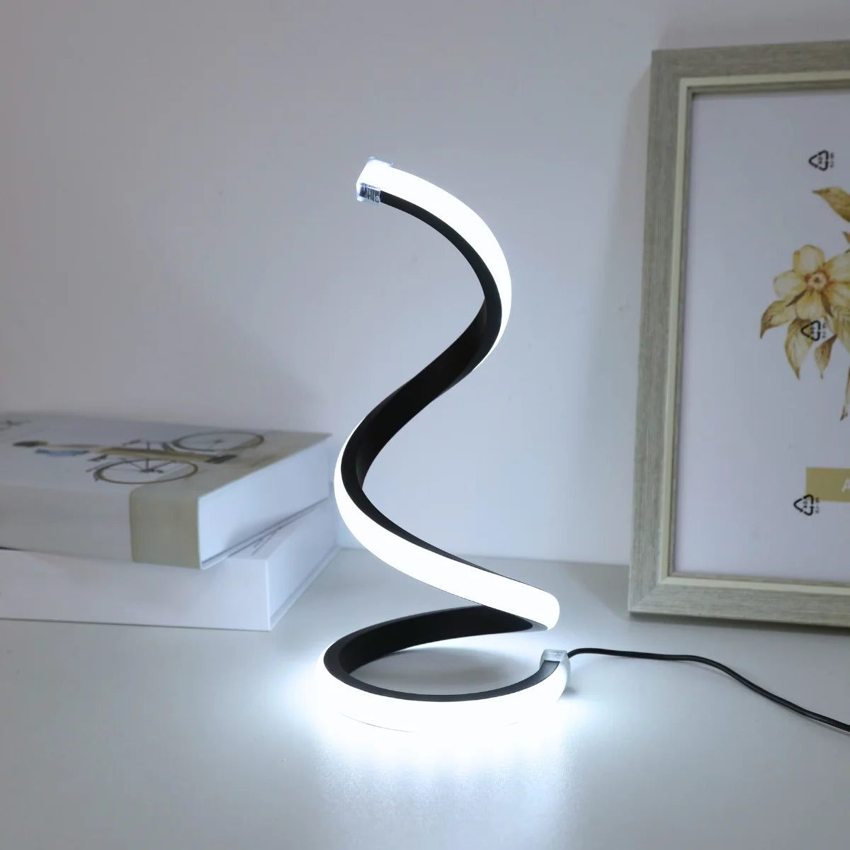 LUMIARC™ Spiral Glow LED Desk Lamp