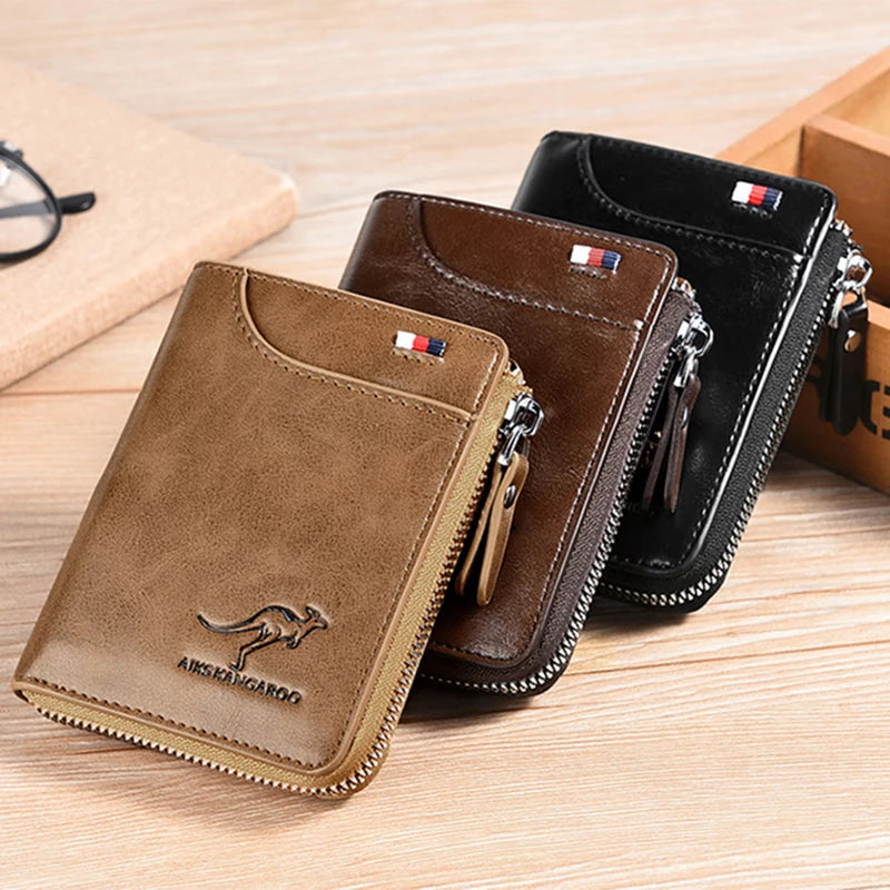 AURION™ Luxury RFID Slim Wallet for Men