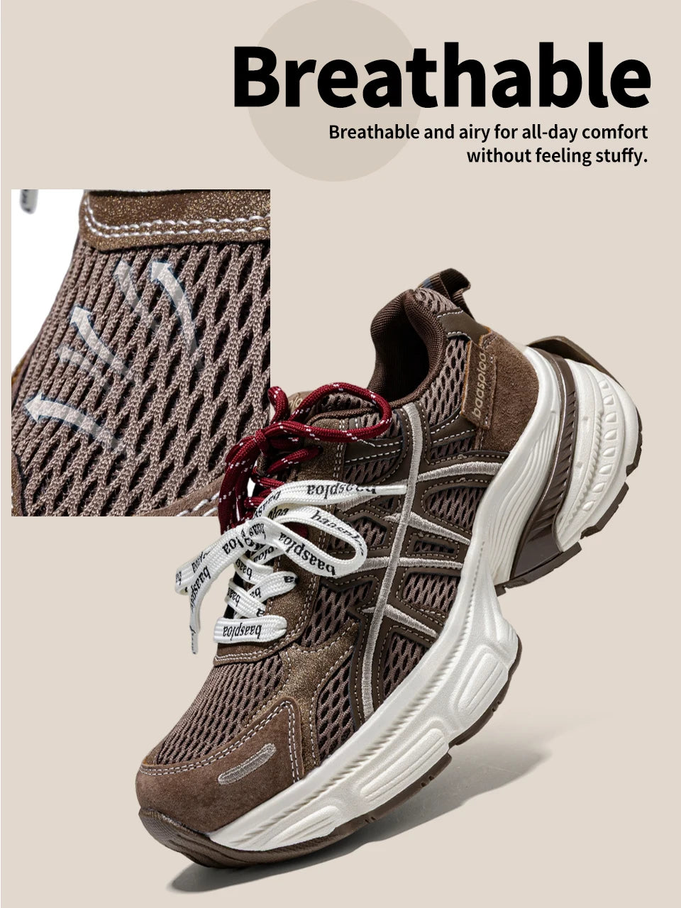 Baasploa™ Retro Chunky Breathable Sneakers