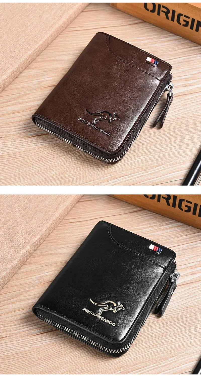 AURION™ Luxury RFID Slim Wallet for Men
