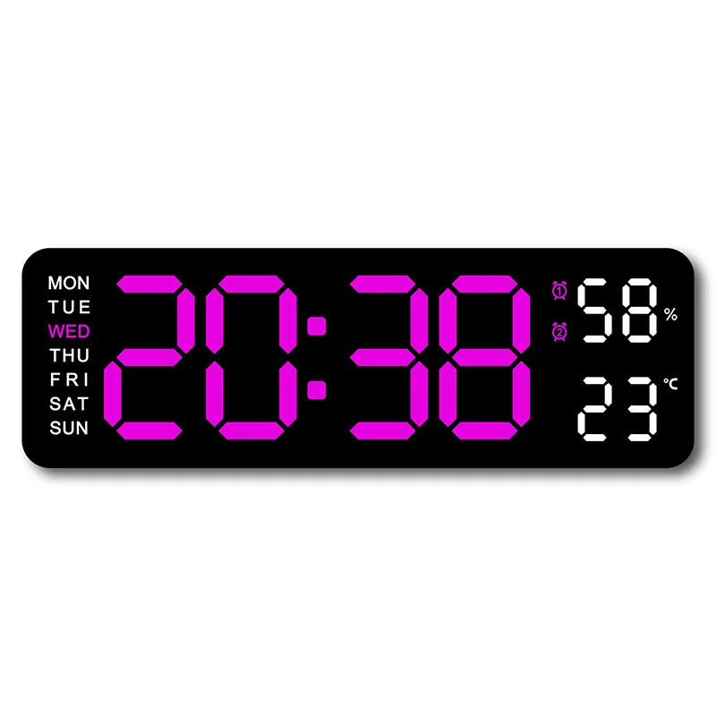 AURACLOCK™ Minimalist LED Smart Wall Clock