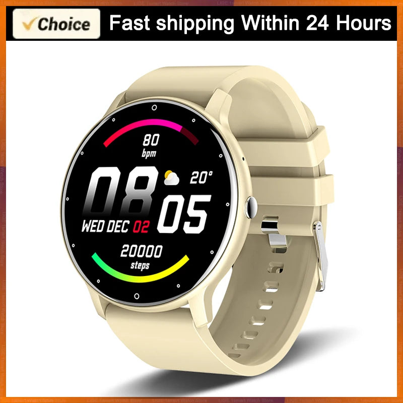 LIGE 2026 Smartwatch – Fitness, Heart Rate Monitor, Waterproof, Android & iOS