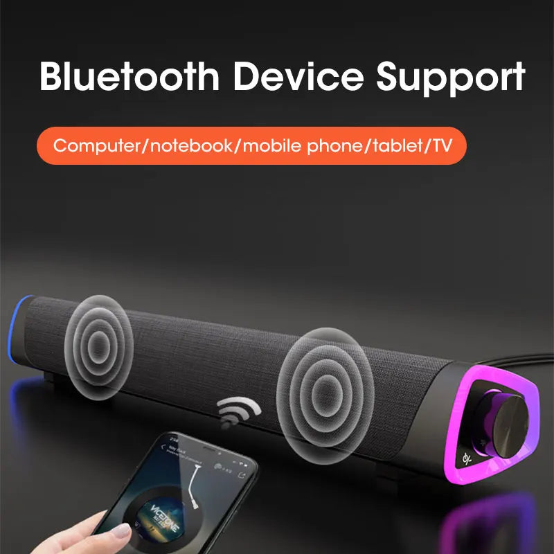SONIQEDGE™ 4D Stereo Soundbar Speaker
