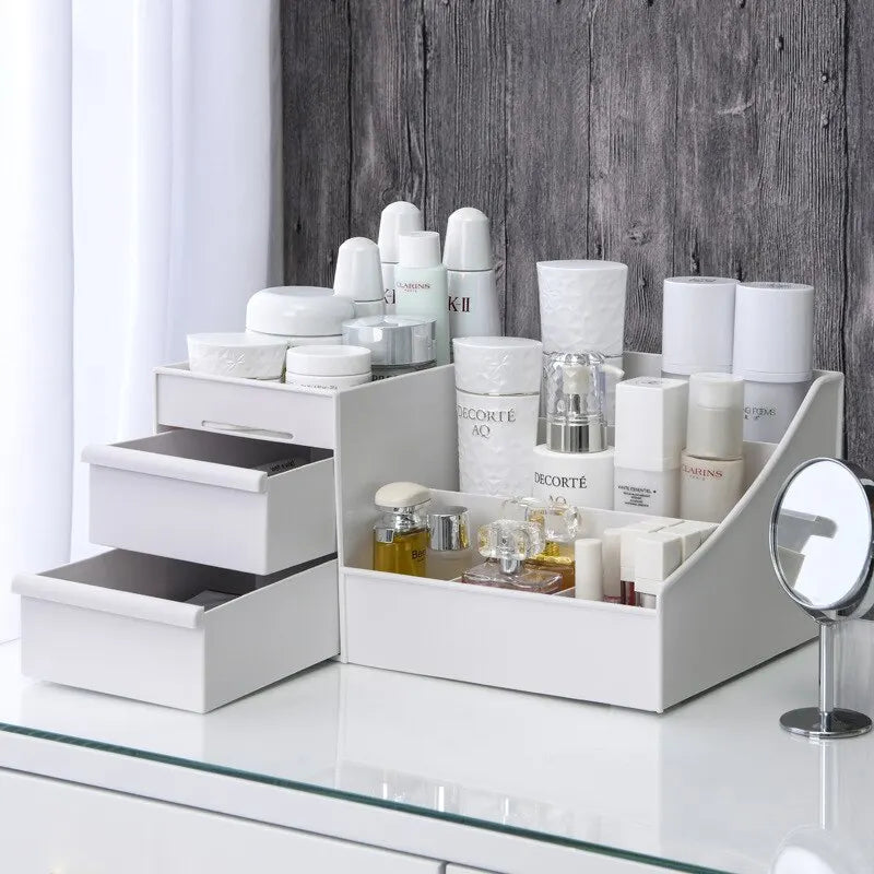 ORDENZA™ PureWhite Drawer Makeup Organizer