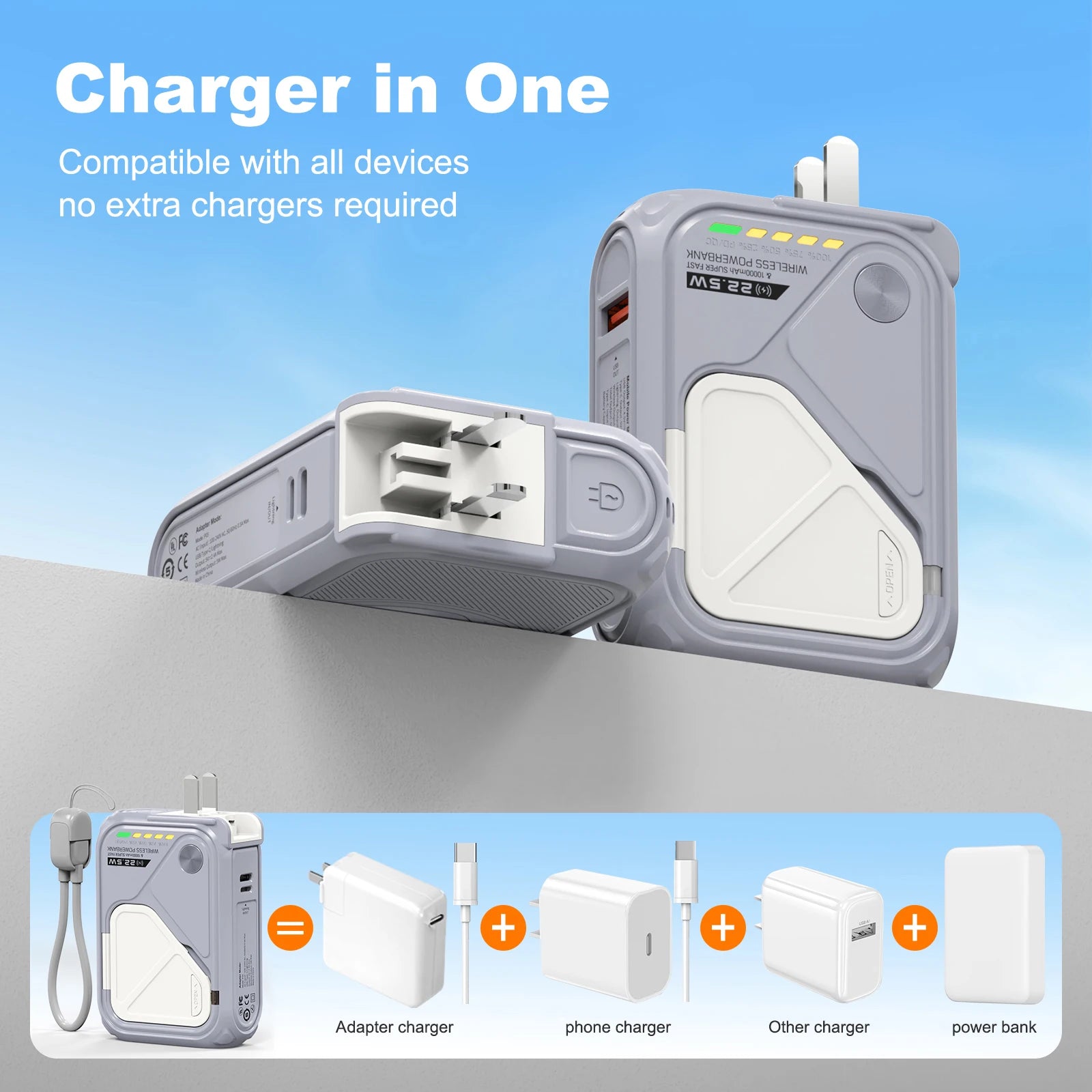 MAGNEX™ FusionCharge Wireless Power Bank