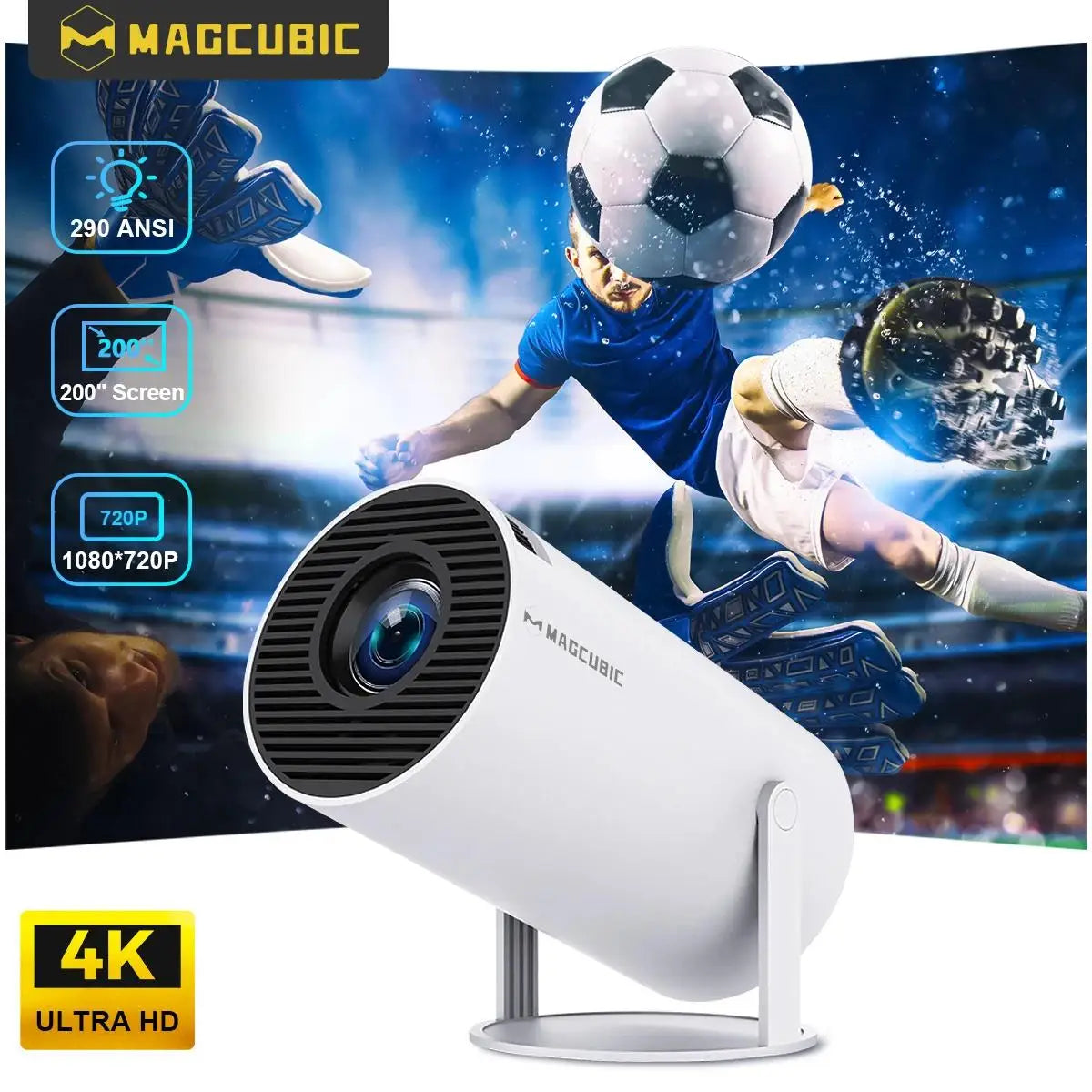 MAGCUBIC™ HY300 Pro Smart Cinema Projector