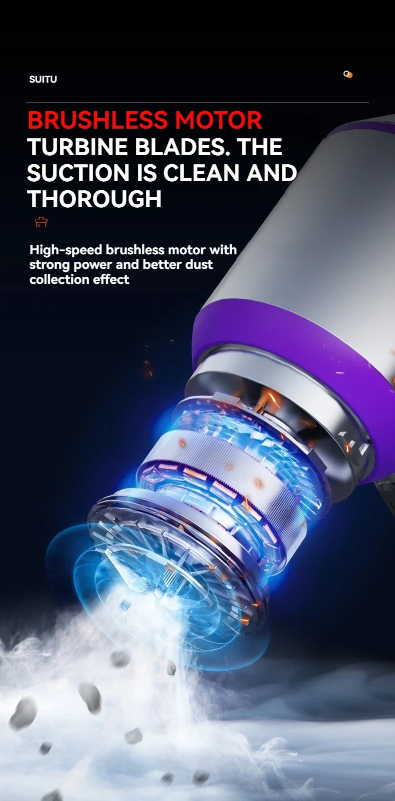 AEROVAC™ TurboForce Wireless Vacuum & Air Duster