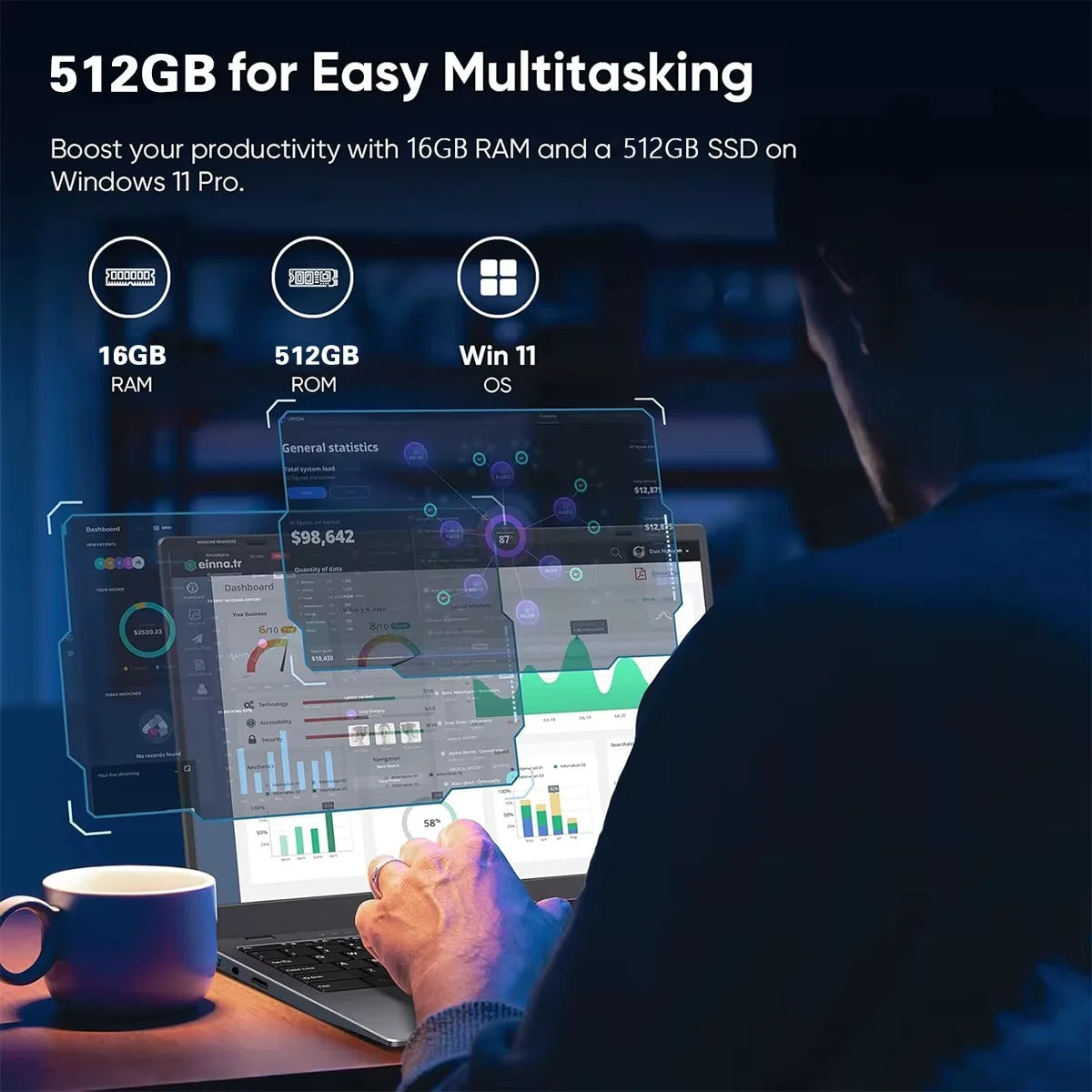 NEXLUX™ 15.6” Core i9 Gaming Performance Laptop
