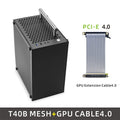 METALFISH™ T40 Mini ITX 7L Compact Gaming Case