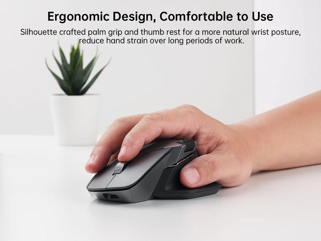 RAPOO™ MT760 Multi-Device Ergonomic Wireless Mouse