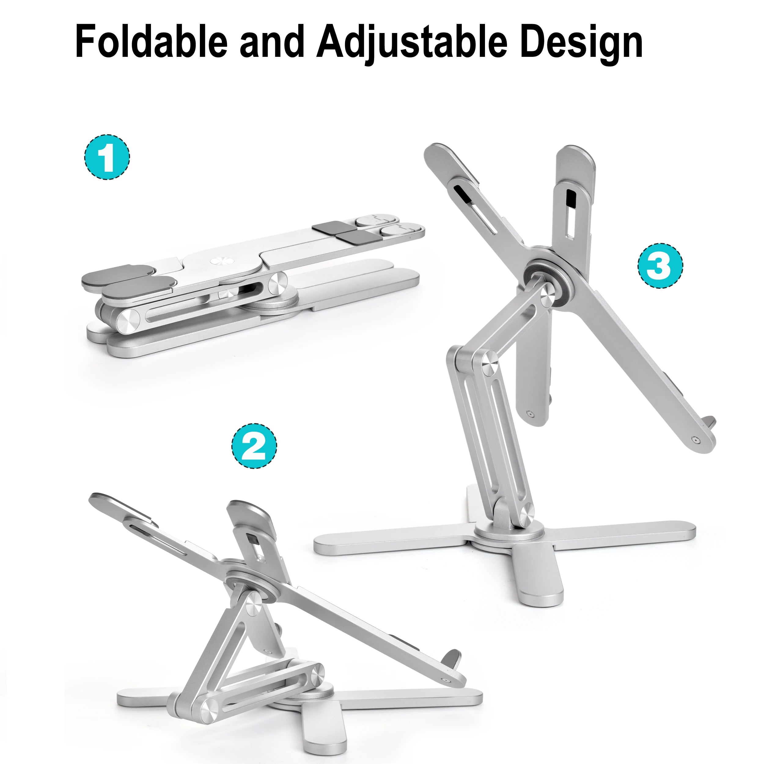 AEROFLEX™ 360 Rotating Aluminum Laptop Stand