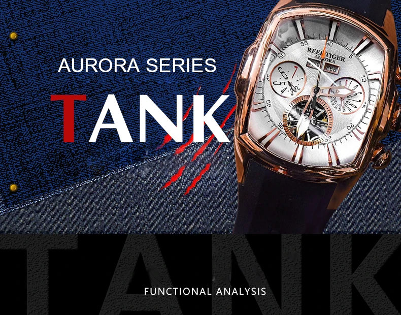 NOIRVANT™ Tourbillon Barrel Automatic Watch