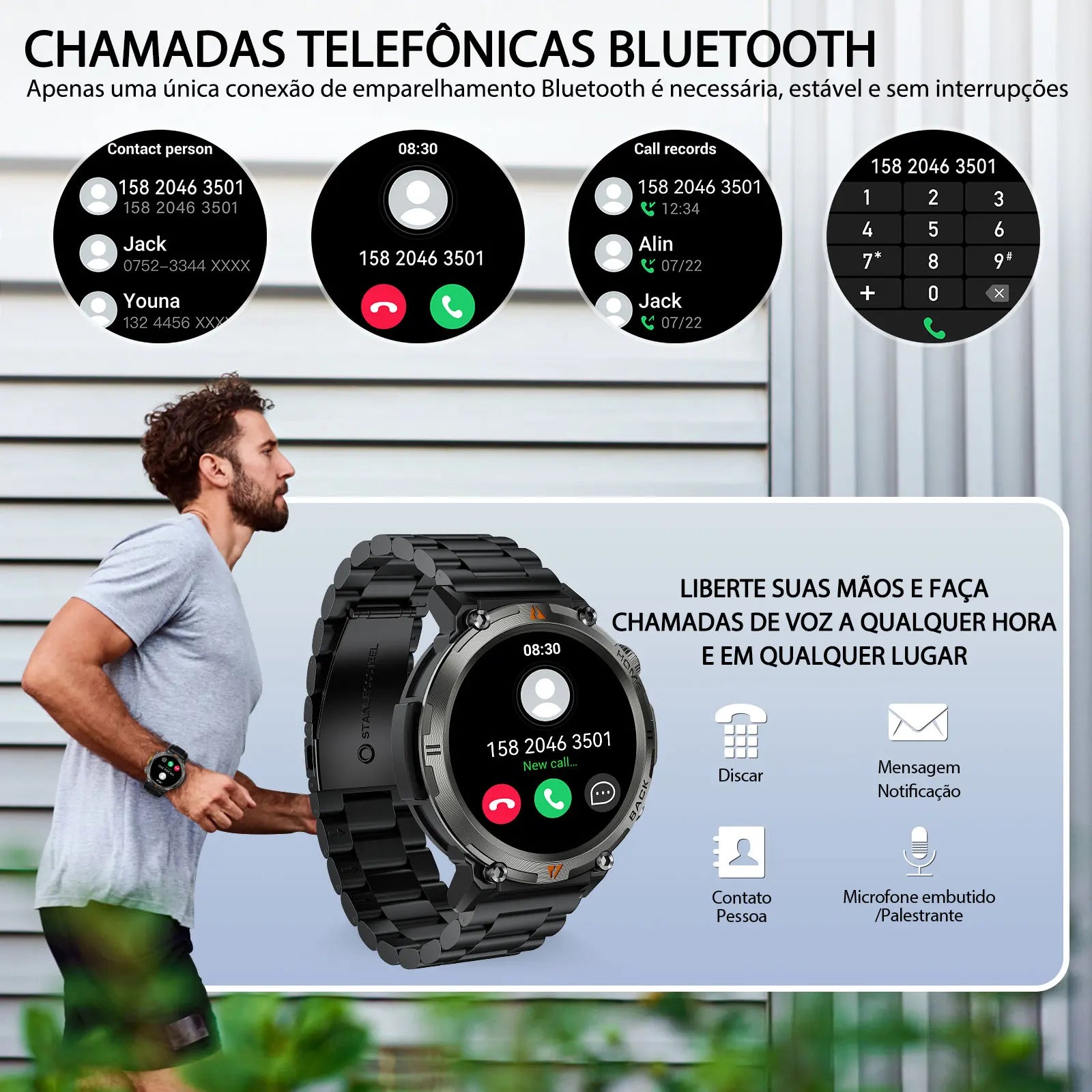 Smartwatch Pro 2025 – Advanced Fitness & Health Monitoring Smartwatch