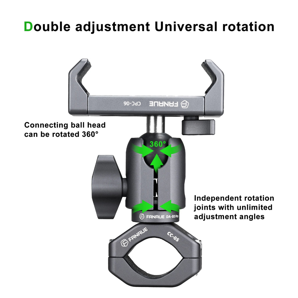 FANAUE™ ProRide Motorcycle Phone Mount System