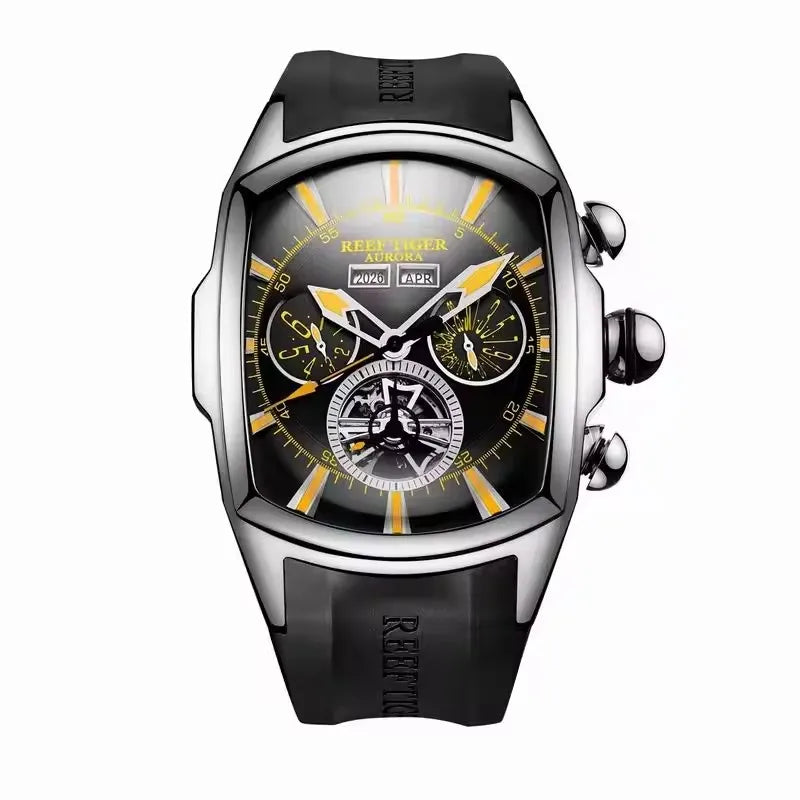 NOIRVANT™ Tourbillon Barrel Automatic Watch