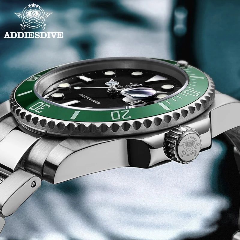 ADDIESDIVE™ Stainless Steel Quartz Business & Outdoor Men’s Watch