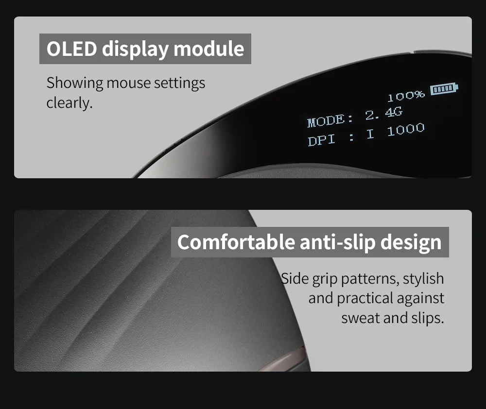 ERGOVA™ F35 Vertical Wireless Ergonomic Mouse