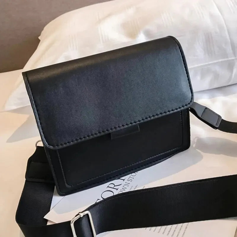 AURELIA™ Classic PU Leather Crossbody Flap Bag