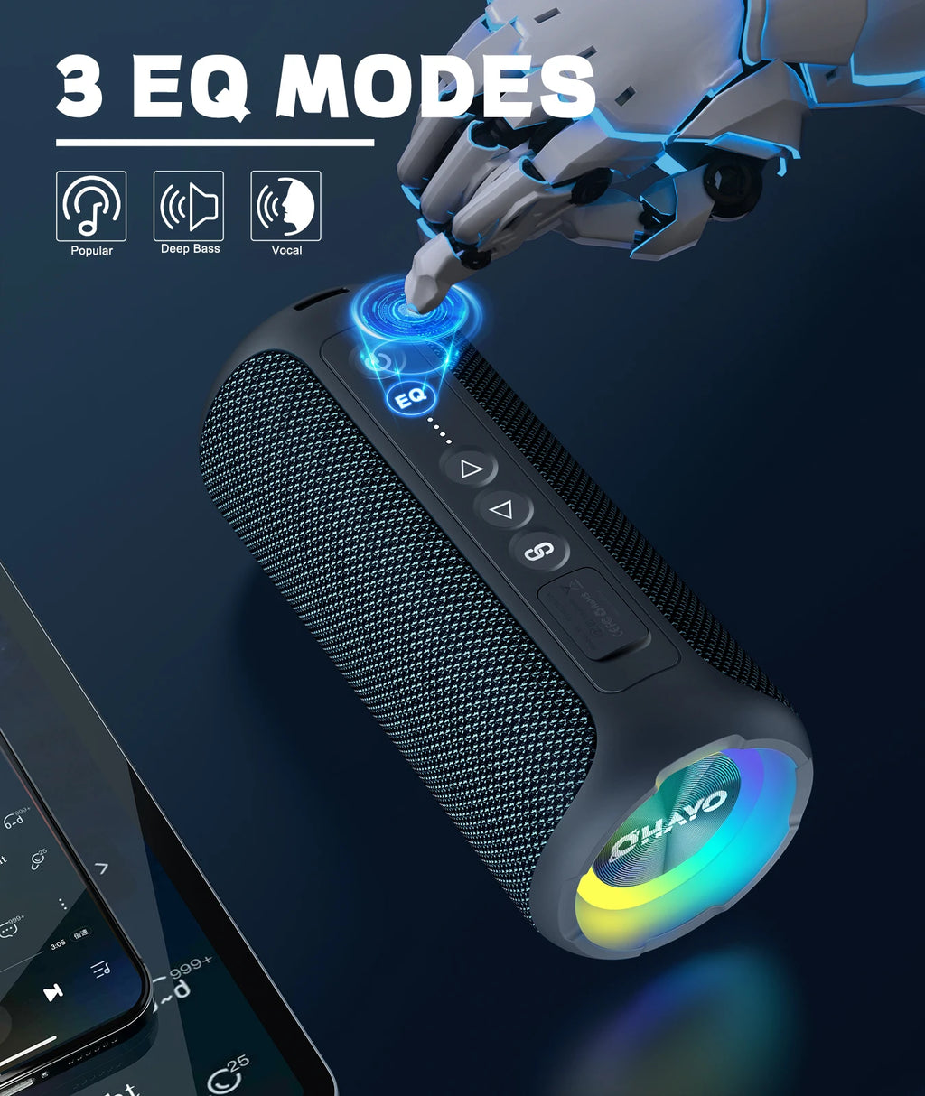 ORTIZAN™ BoomCore 40W Outdoor Bluetooth Speaker