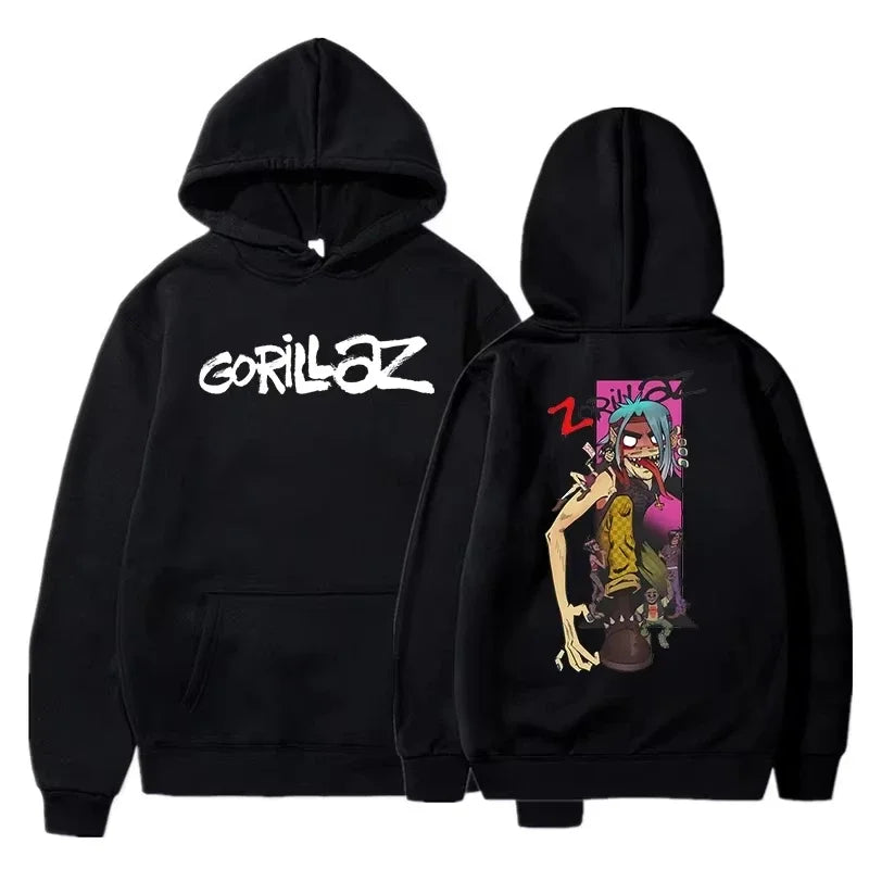 UrbanAnime™ Loose Fit Printed Hoodie