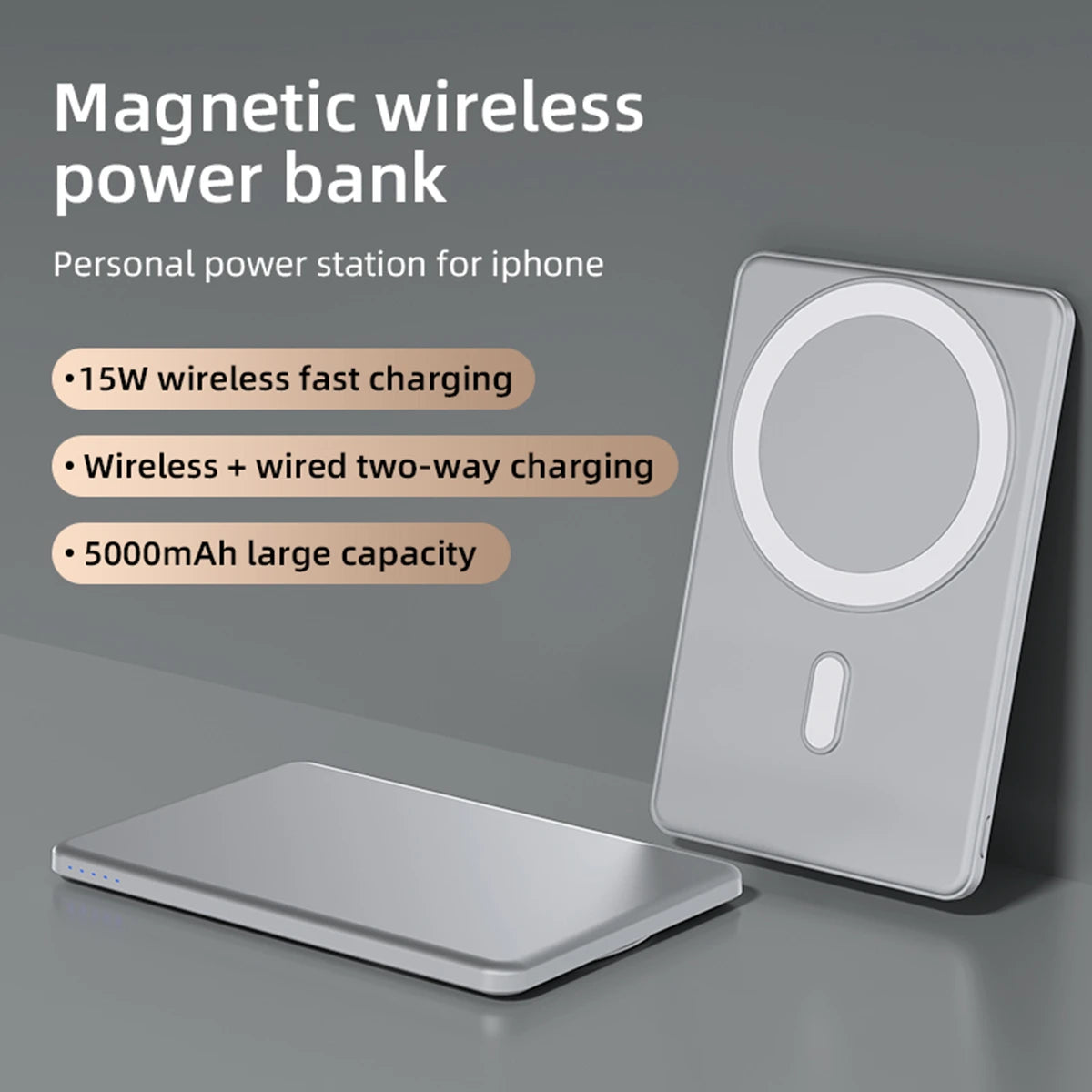 VOLTMAG™ SlimSnap Wireless Power Bank