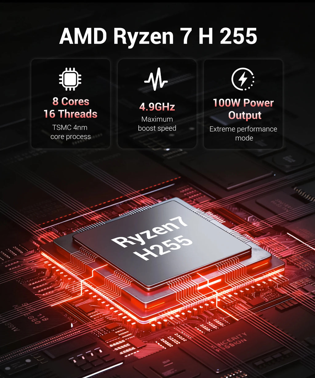 FIREBAT HUAN 16 Pro™ Ryzen 7 RTX 5060 Gaming Laptop
