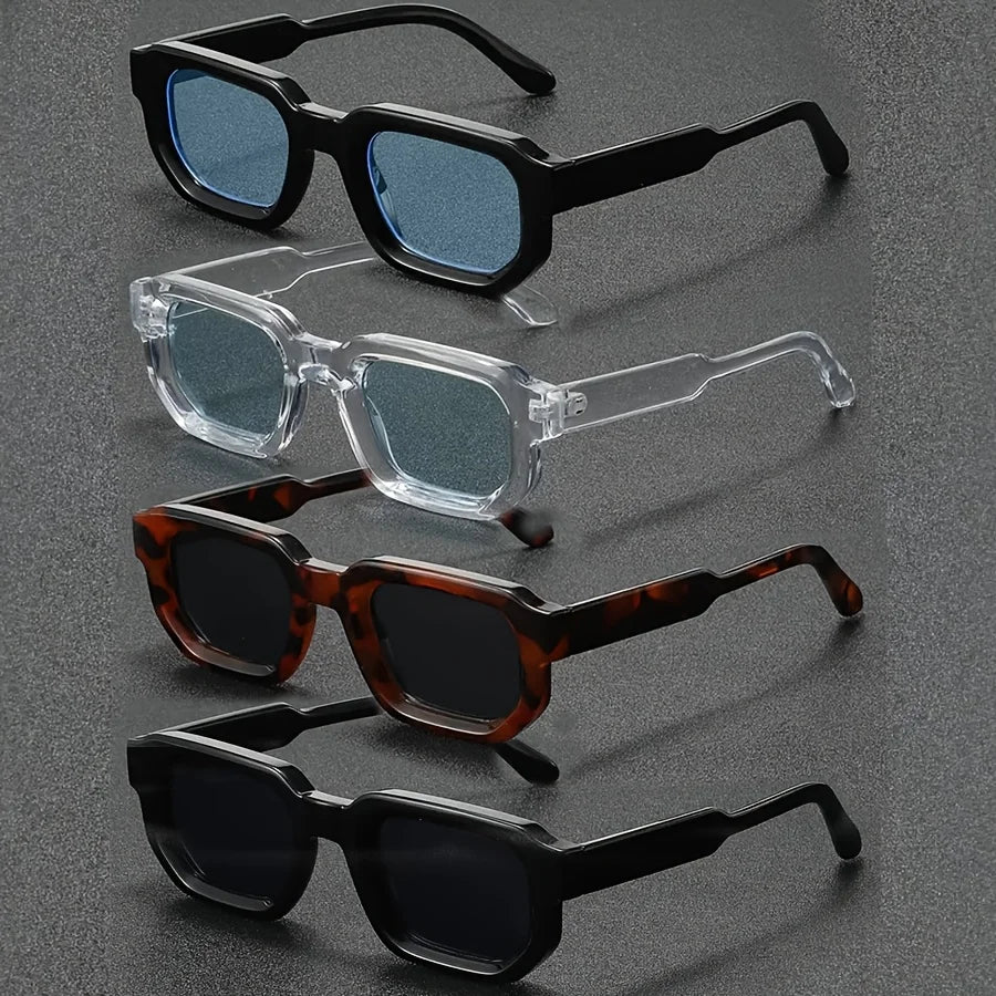 VintageLux™ Rectangle Sunglasses Set