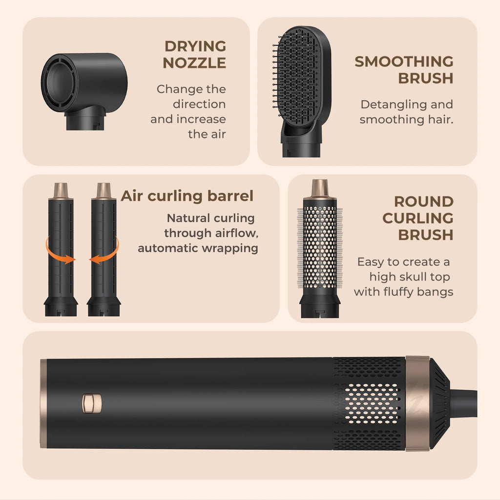 UKLISS™ AirLuxe 5-in-1 Hair Styler System
