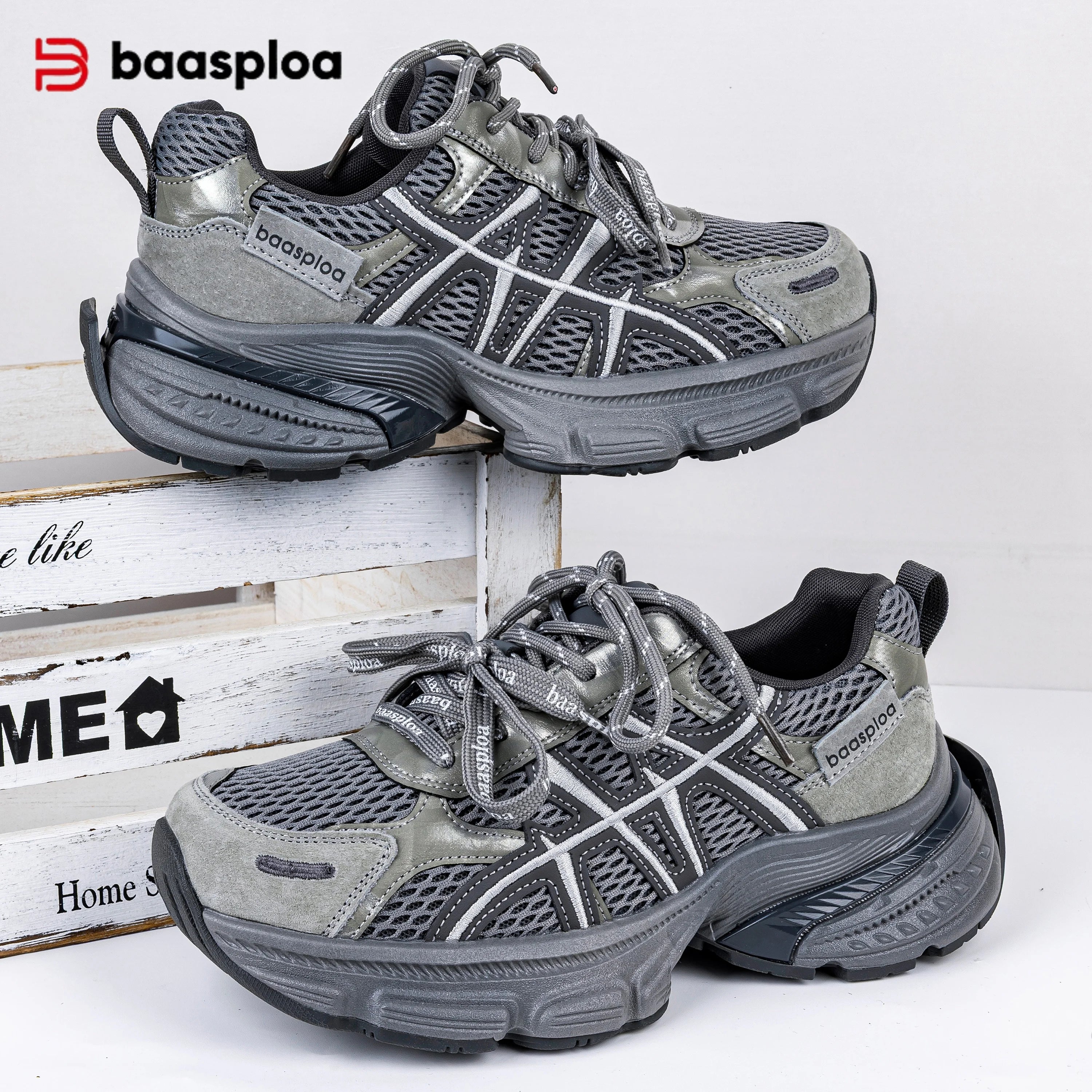 Baasploa™ Retro Chunky Breathable Sneakers
