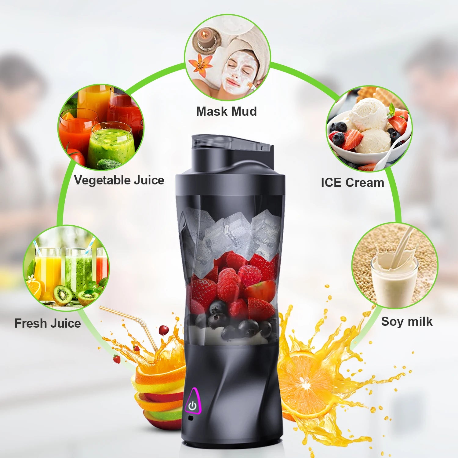 VITAFLOW™ 700ML Portable Smoothie Blender Cup