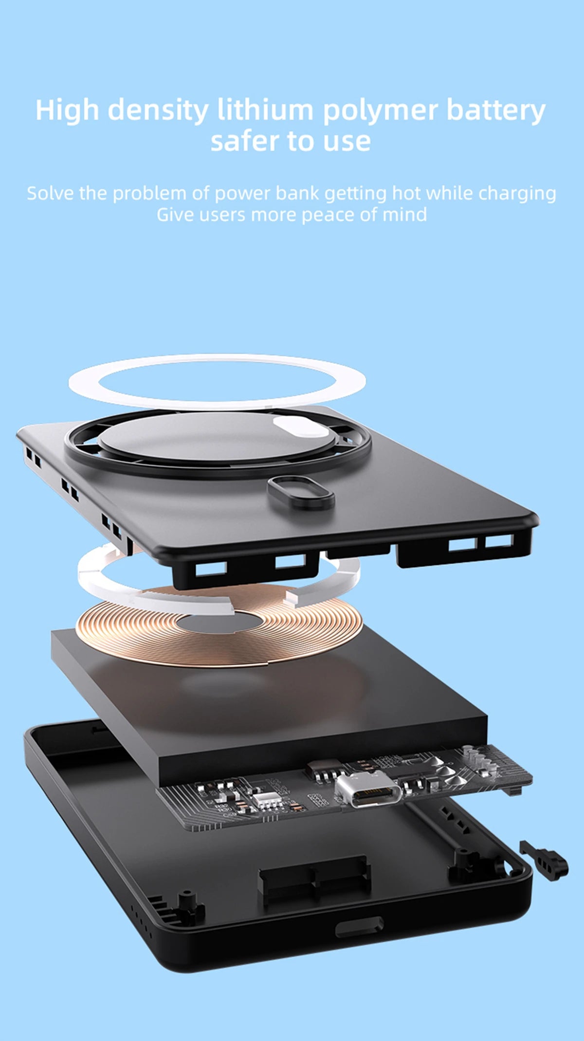 VOLTMAG™ SlimSnap Wireless Power Bank