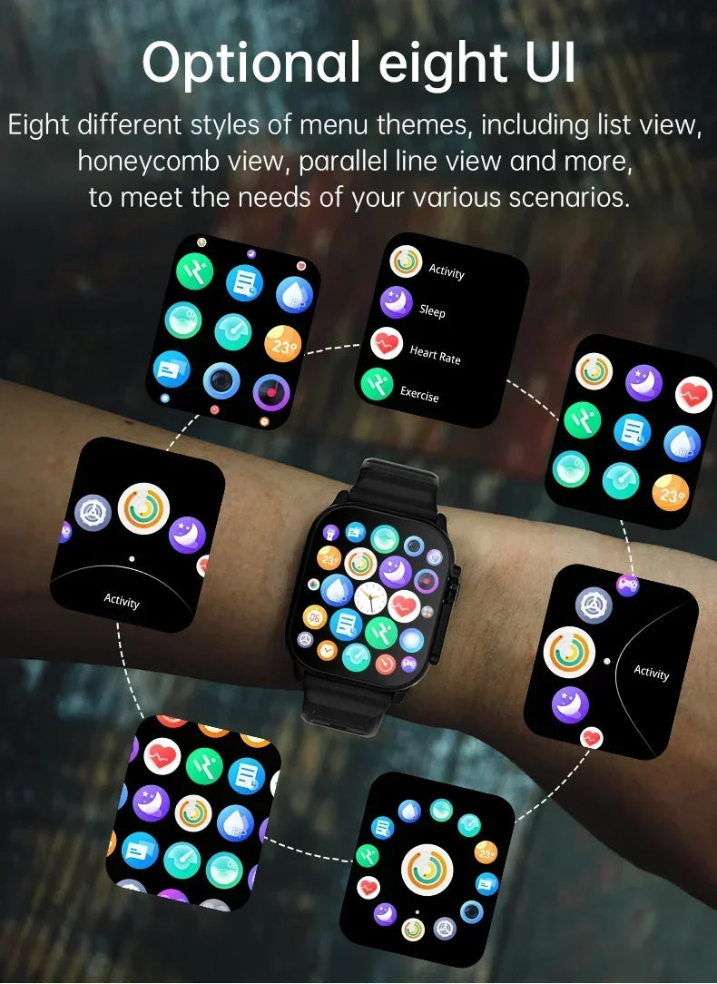 T900 Ultra 2 49mm Smartwatch – AMOLED 2.3”, NFC, Compass, Waterproof, Android & iOS
