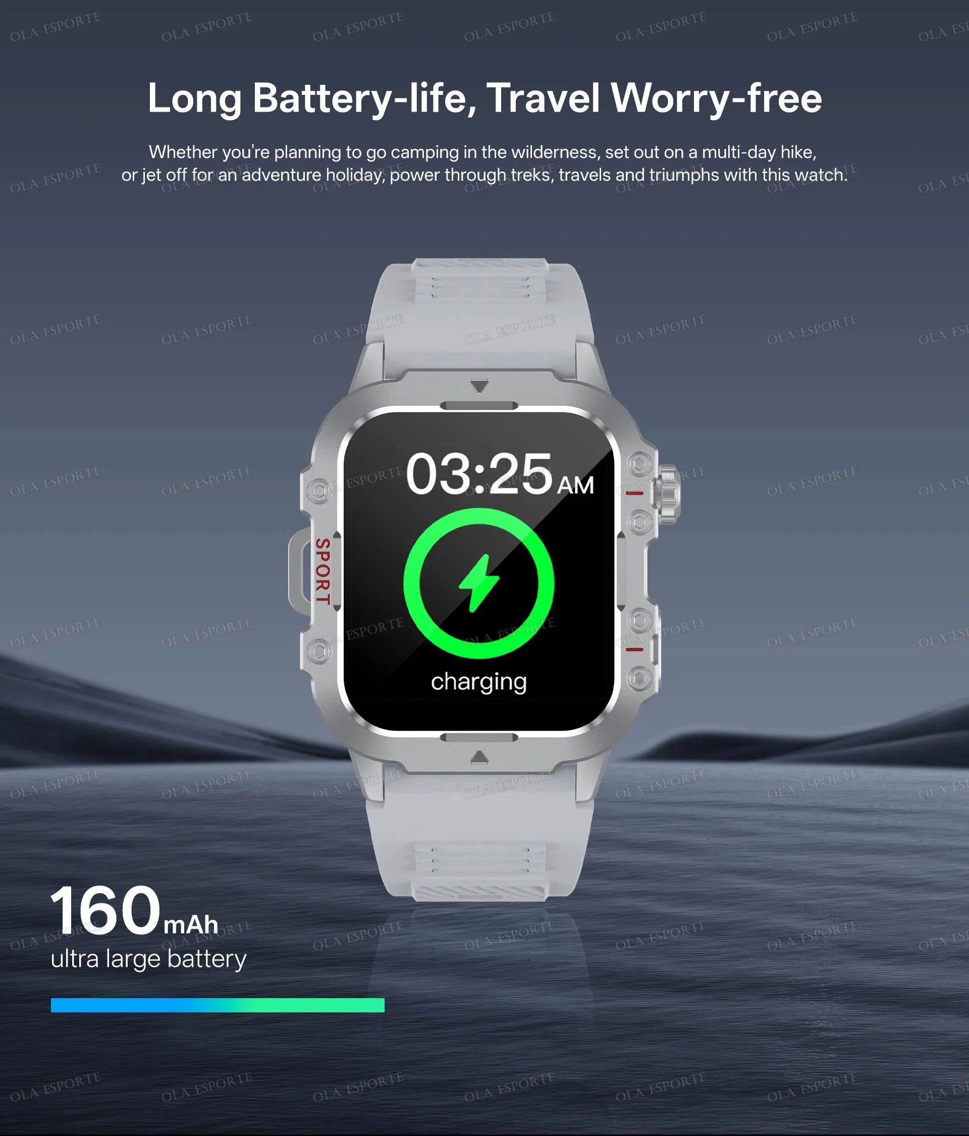2026 Military-Grade Smartwatch – GPS, Flashlight, 3ATM Waterproof, Bluetooth Call, 100+ Sports Modes