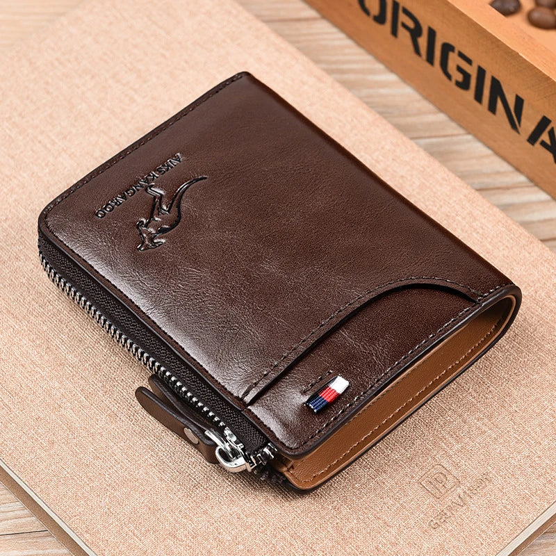 AURION™ Luxury RFID Slim Wallet for Men