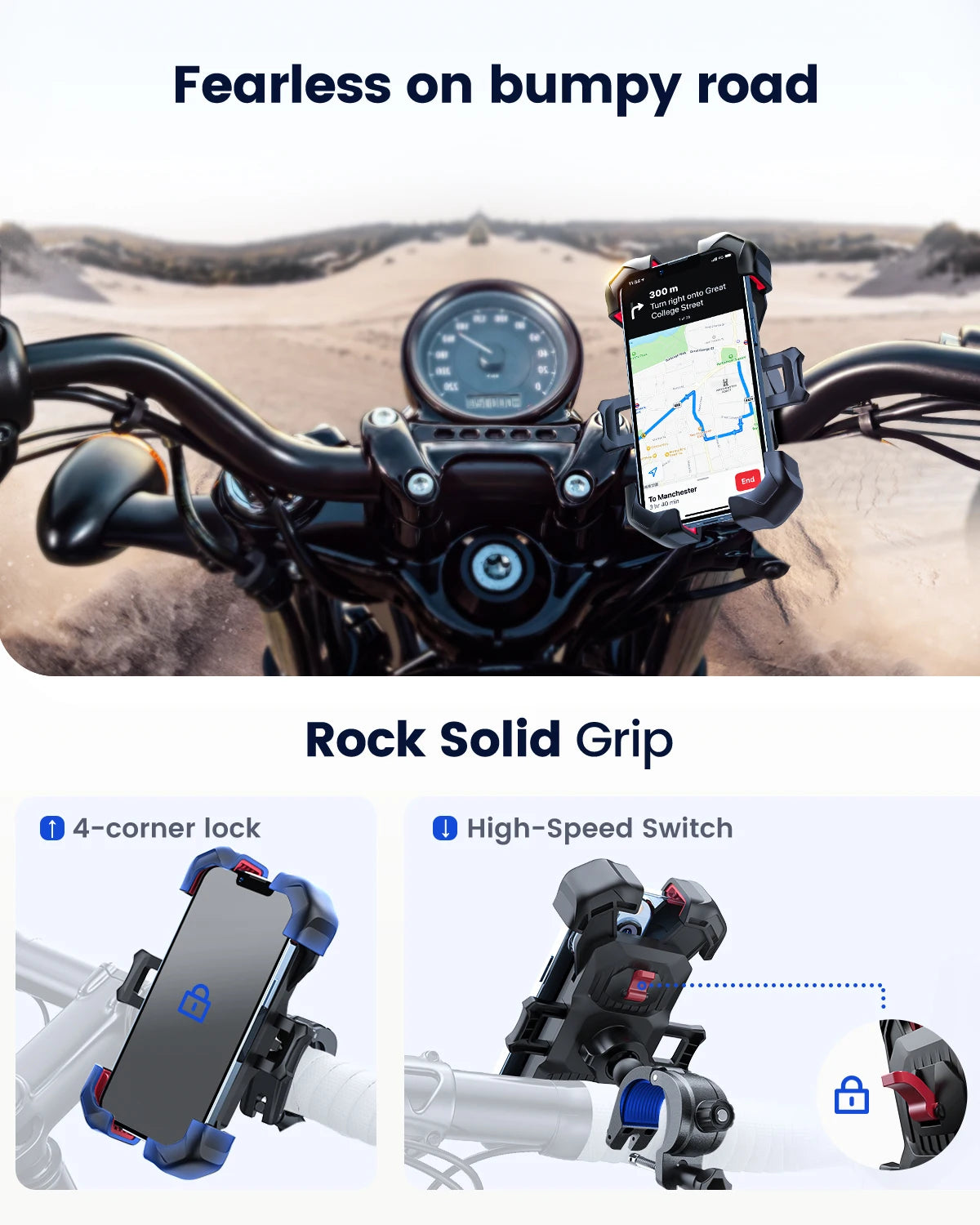 JOYRIDE™ 360 Bike Phone Mount Pro