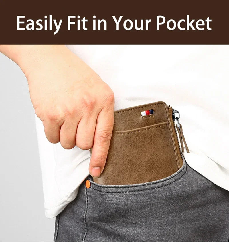 AURION™ Luxury RFID Slim Wallet for Men