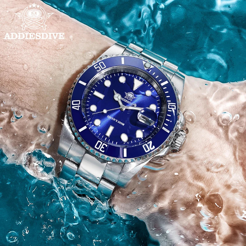 ADDIESDIVE™ Stainless Steel Quartz Business & Outdoor Men’s Watch