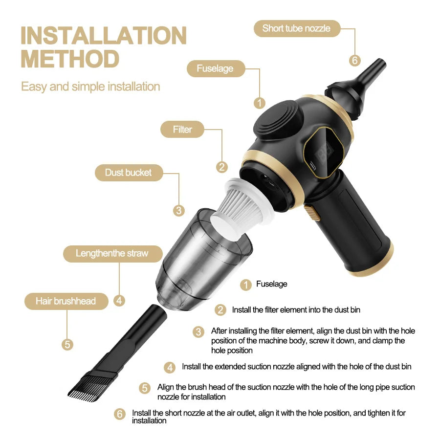 PURAVOX™ MaxForce Wireless Vacuum Cleaner