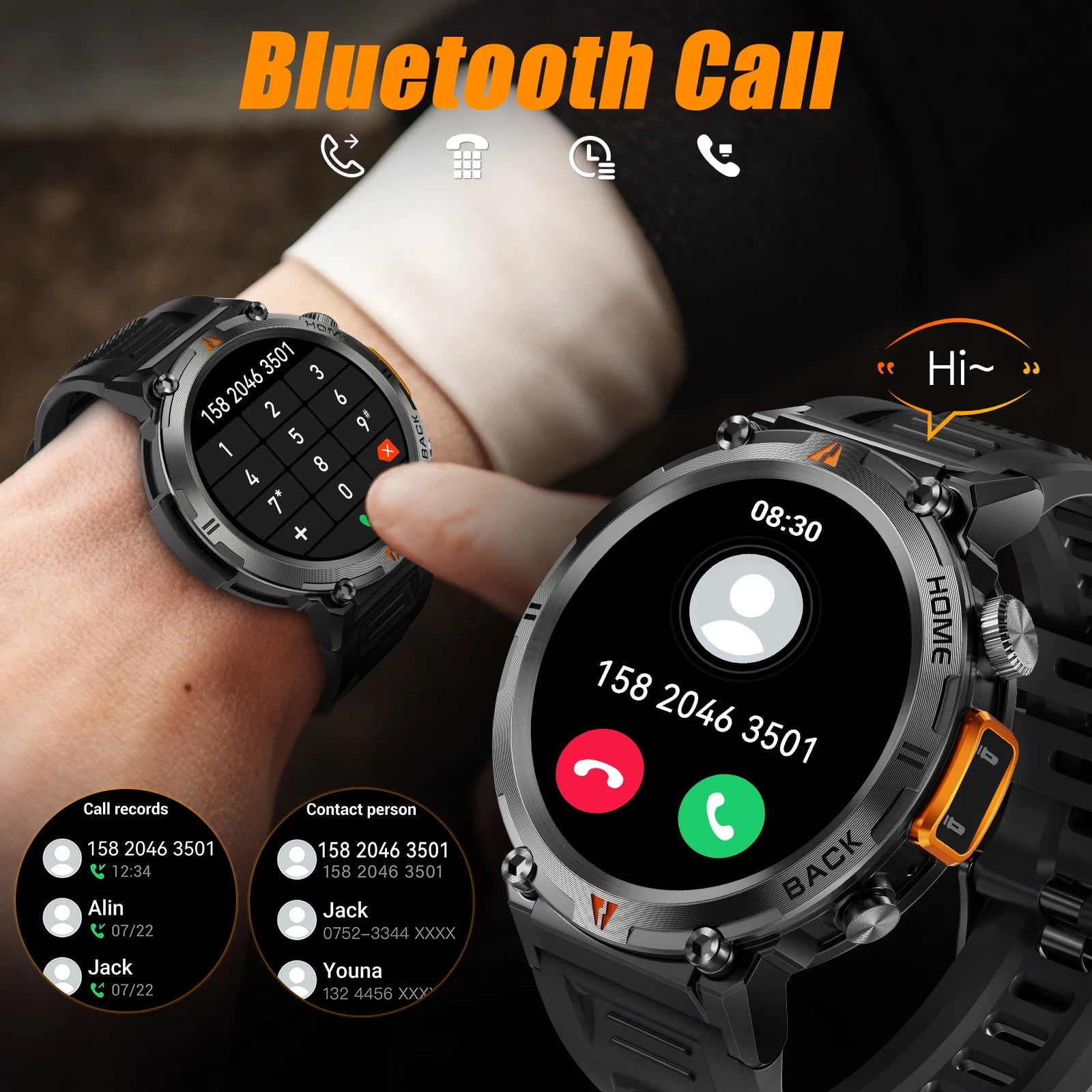 Smartwatch Pro 2025 – Advanced Fitness & Health Monitoring Smartwatch