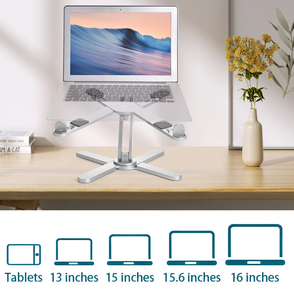 AEROFLEX™ 360 Rotating Aluminum Laptop Stand