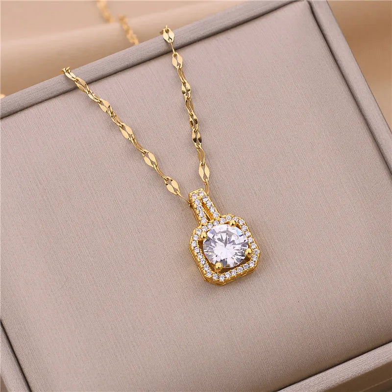 VÉLISSE™ Luxury Zircon Clavicle Chain Necklace