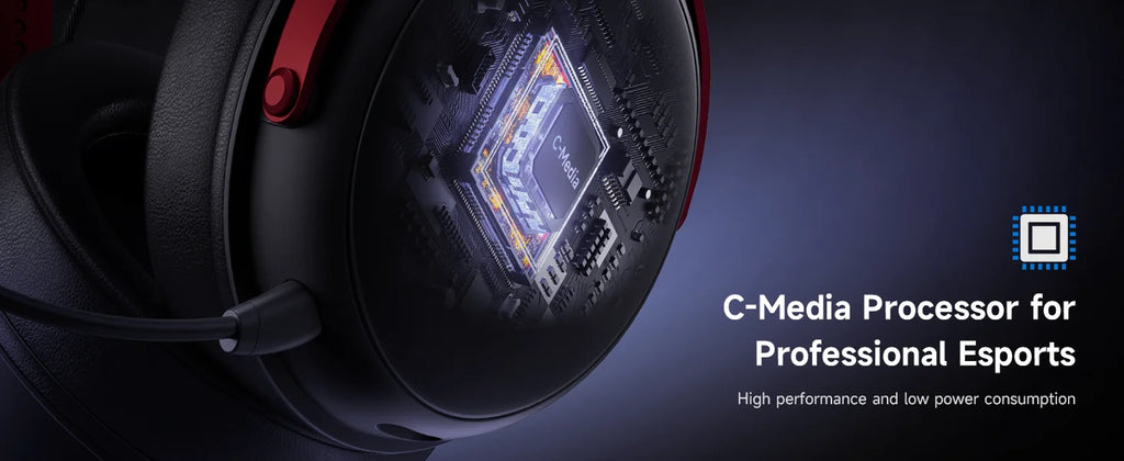 MCHOSE V9 Pro Wireless Gaming Headset – 7.1 Surround, Noise-Canceling Mic, Low Latency, Lightweight for PS5, PC & Switch