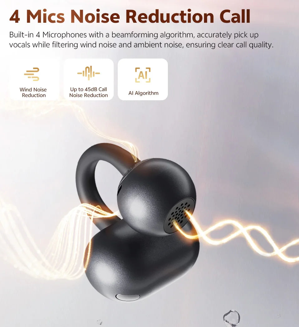AURION™ Crossky Open-Ear Clip Wireless Earbuds