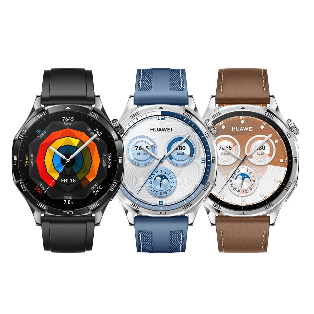 HUAWEI Watch GT 5 / GT5 Pro Smartwatch – Built-in Map, Message Replay, iOS & Android