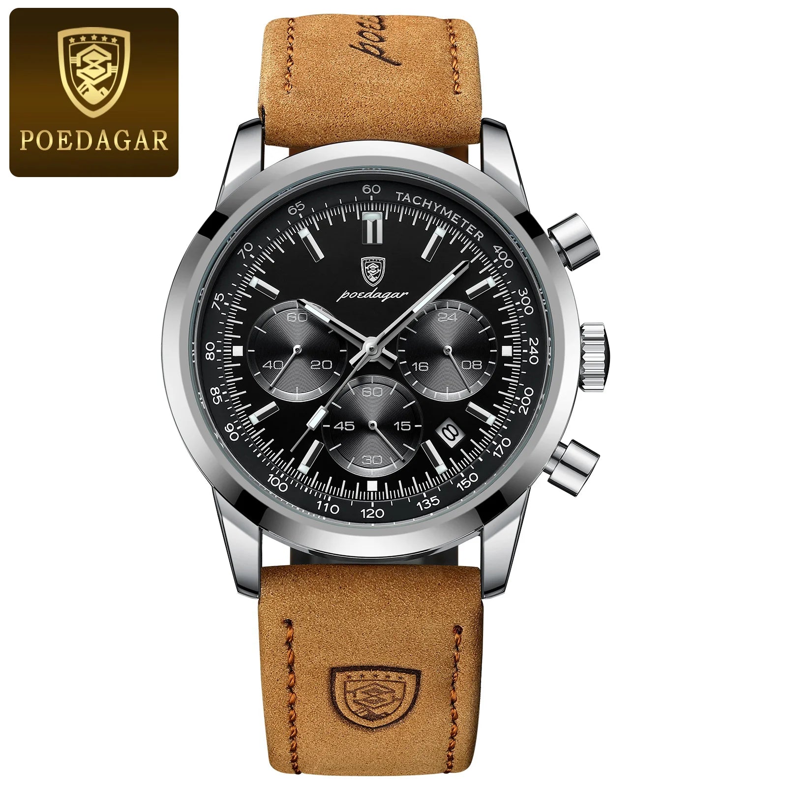 POEDAGAR™ Advanced Business Luxury Leather Men’s Watch